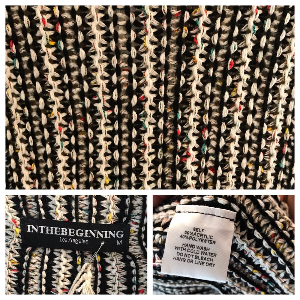 In the beginning waterfall tassel texture cardigan - Picture 8 of 8